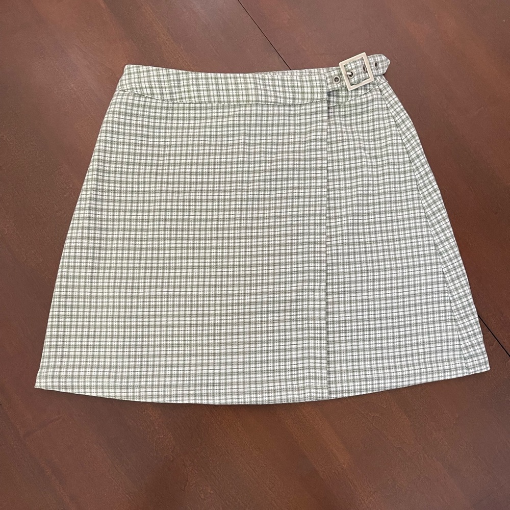 Brandy Melville John Galt plaid mini skirt